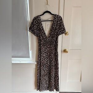 AFRM Animal Print Midi Dress